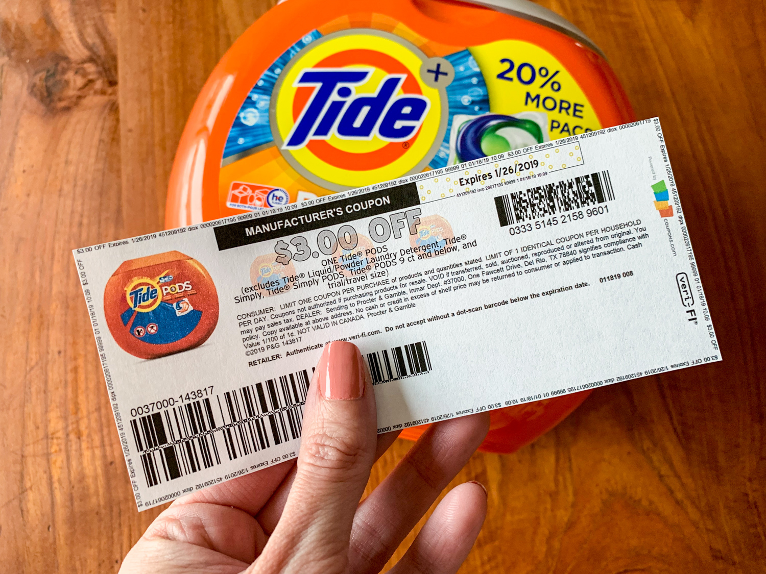 Hot* $3 Off Tide Pods Printable Coupon (Available For 7 Days Only in Free Printable Tide Simply Coupons