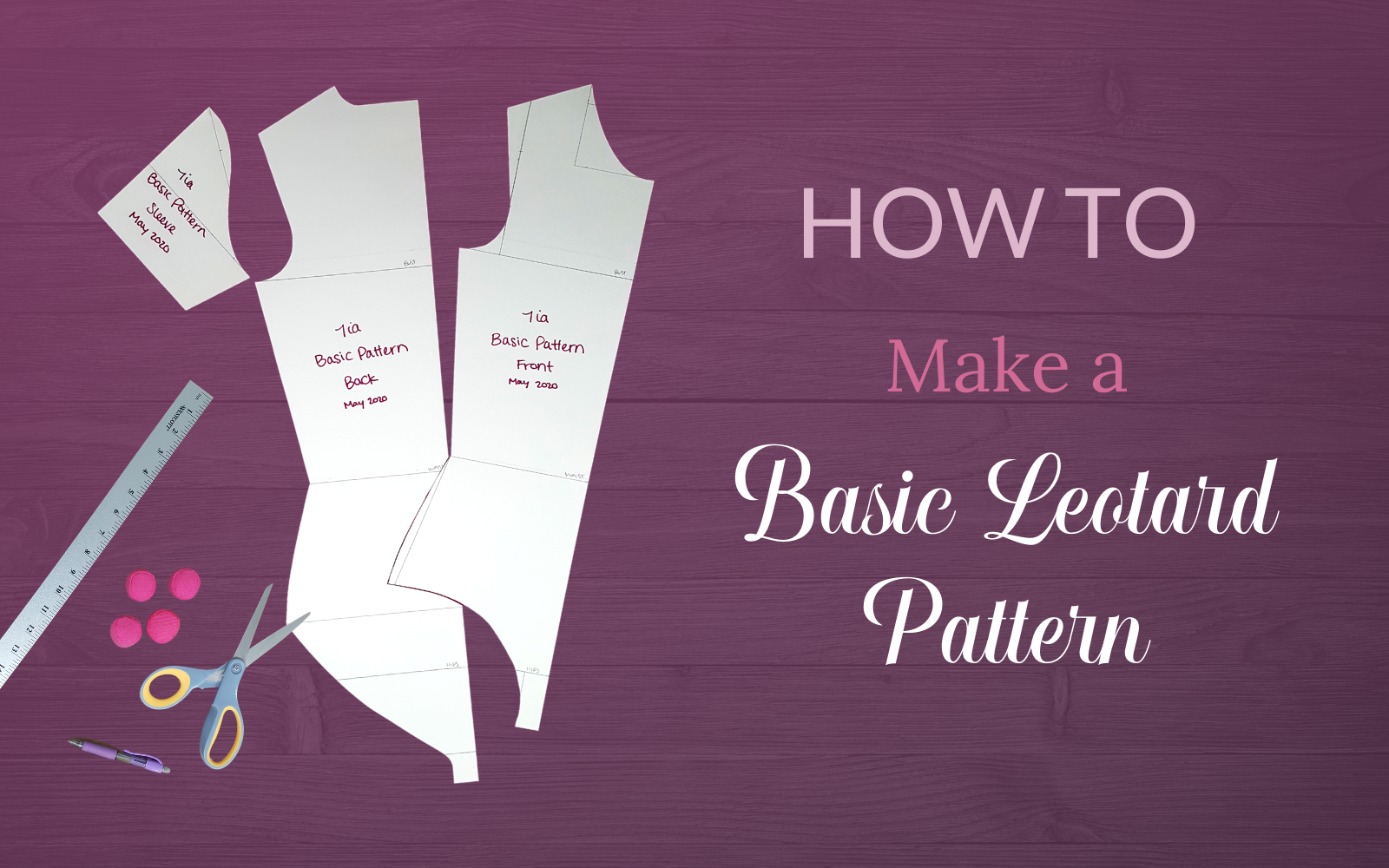 How To Make A Basic Leotard Pattern - Tia&amp;#039;S Leos throughout Free Printable Leotard Pattern