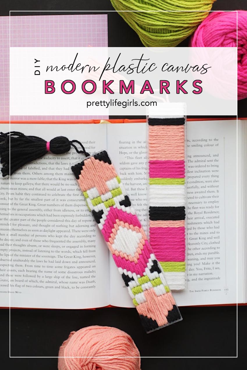 How To Make Fun Plastic Canvas Bookmarks | The Pretty Life Girls inside Free Printable Plastic Canvas Patterns Bookmarks