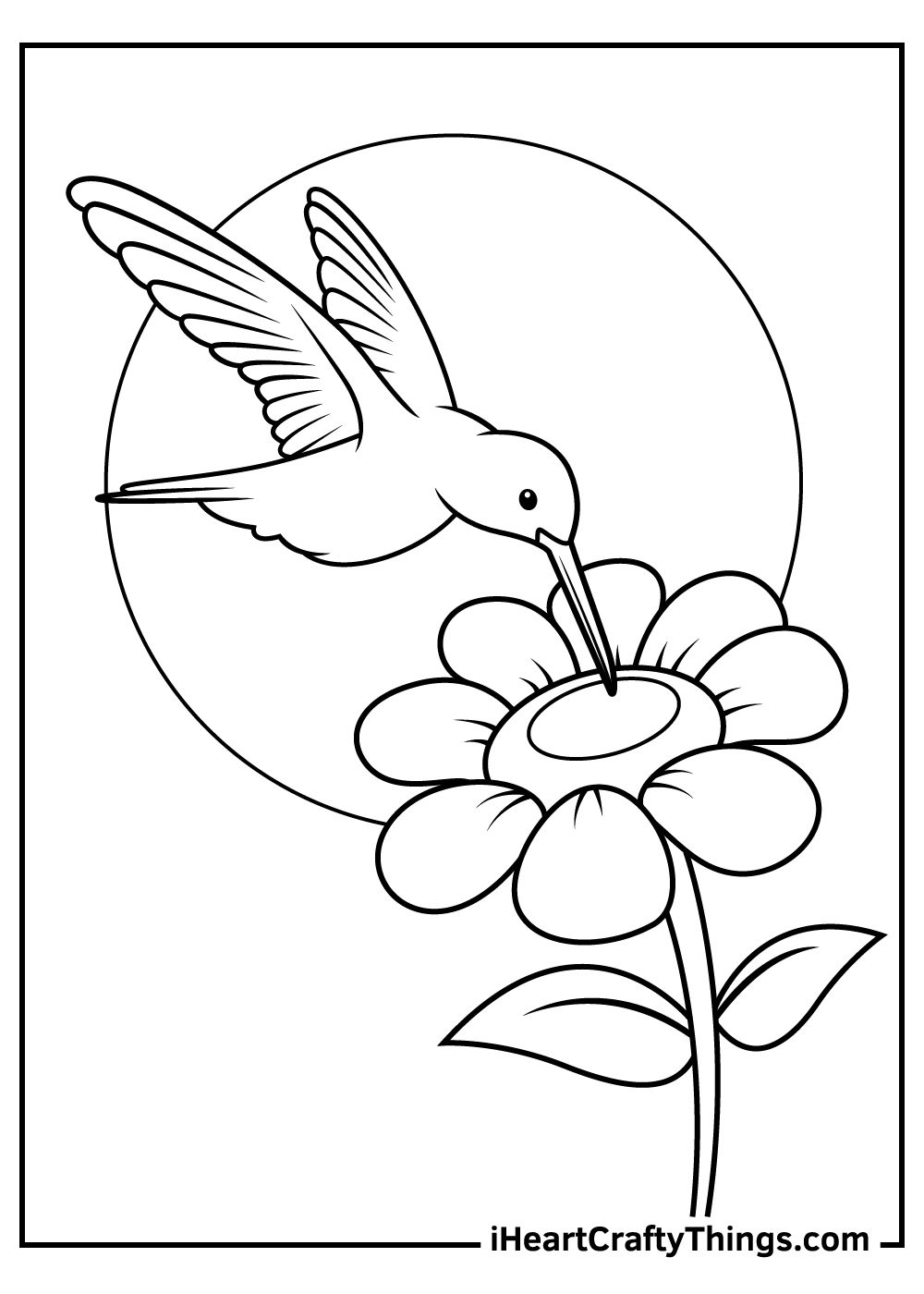 Hummingbird Coloring Pages (100% Free Printables) throughout Free Printable Pictures of Hummingbirds