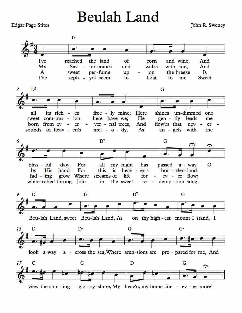 Hymn Sheet Music, Christian Song Lyrics, Gospel Song Lyrics with regard to Free Printable Southern Gospel Song Lyrics