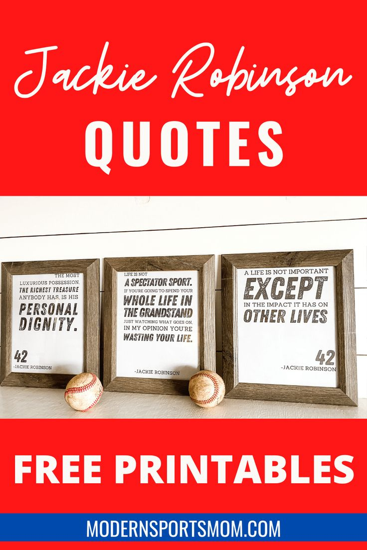 Jackie Robinson Day (Free Printables) - Modern Sports Mom | Jackie with regard to Jackie Robinson Free Printables