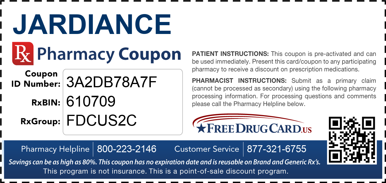 Jardiance Coupon - Free Prescription Savings At Pharmacies Nationwide throughout Free Printable Prescription Coupons