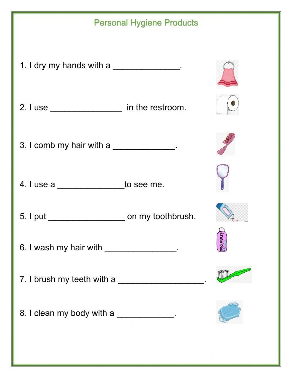 Keeping My Body Clean Booklet | Personal Hygiene Activities for Free Printable Personal Hygiene Worksheets