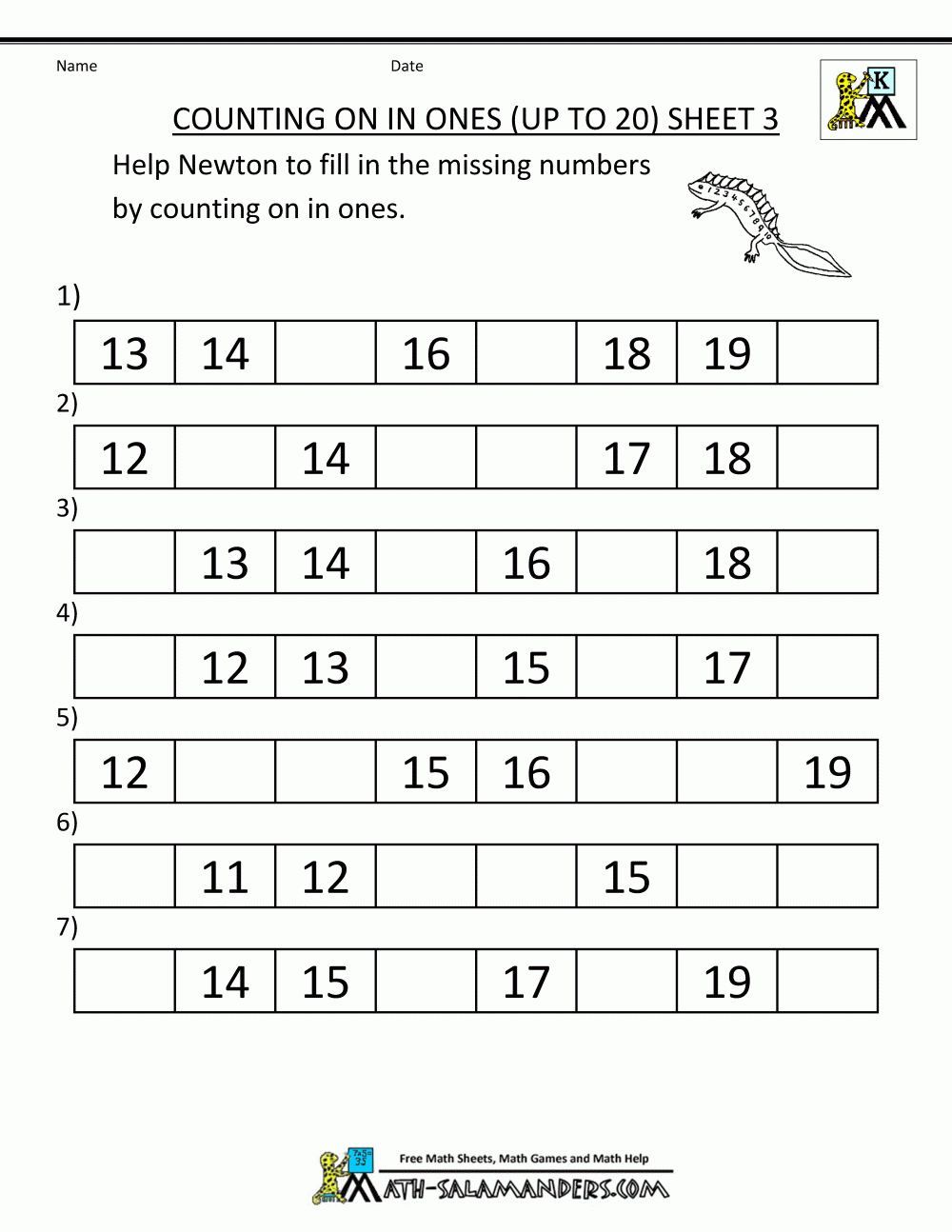 Kindergarten Counting Worksheets - Sequencing To 25 with regard to Free Printable Sequencing Worksheets 2Nd Grade