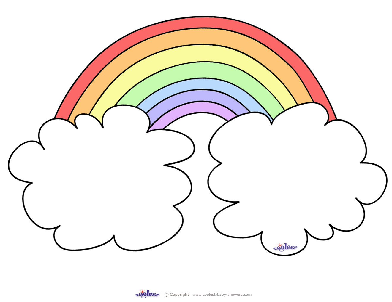 Large Printable Rainbow - Coolest Free Printables inside Free Printable Rainbow Pictures