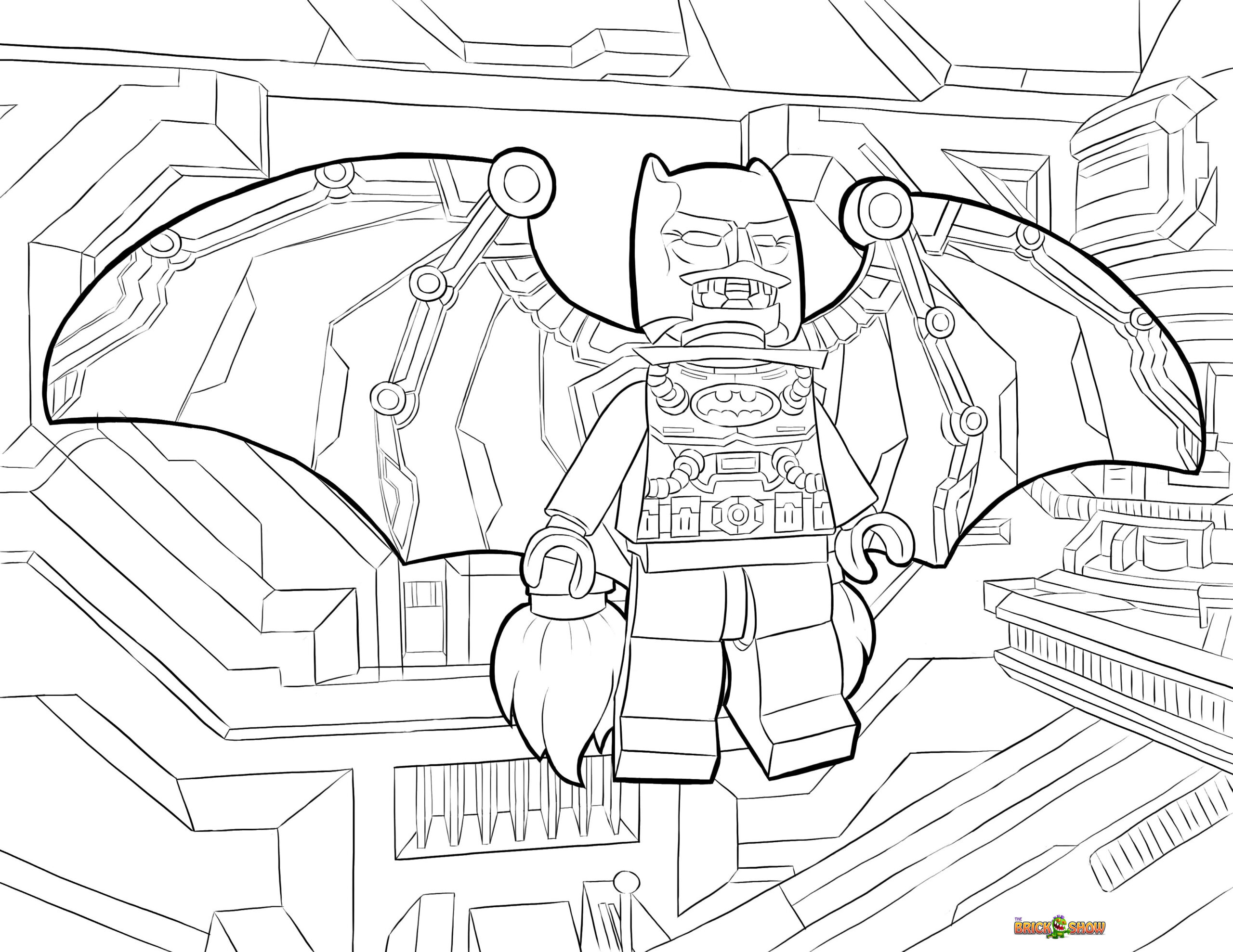 Lego Batman 3: Beyond Gotham Coloring Pages with Free Printable Lego Batman