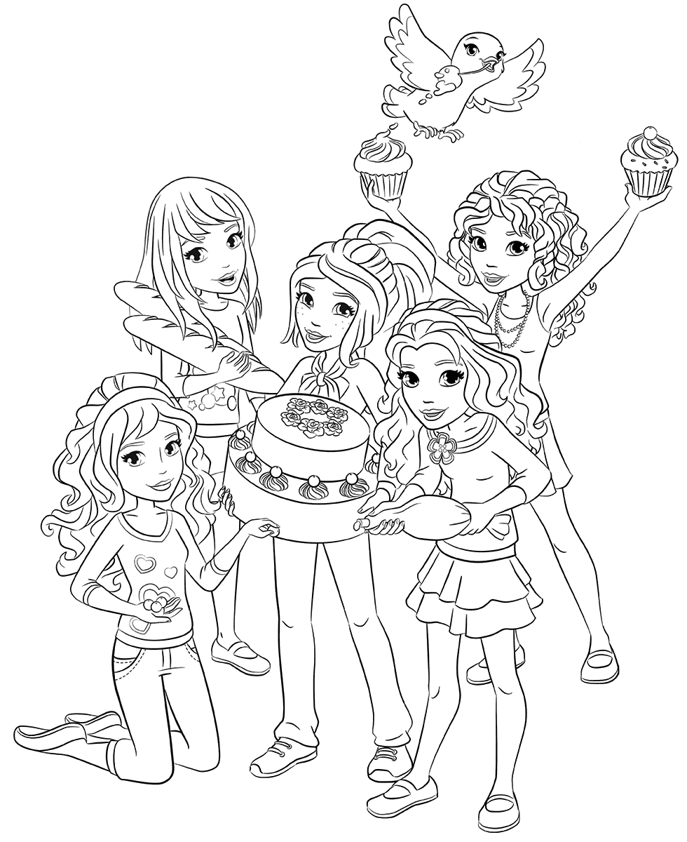 Lego Friends Coloring Pages - Best Coloring Pages For Kids | Lego inside Free Printable Lego Friends Coloring Pages