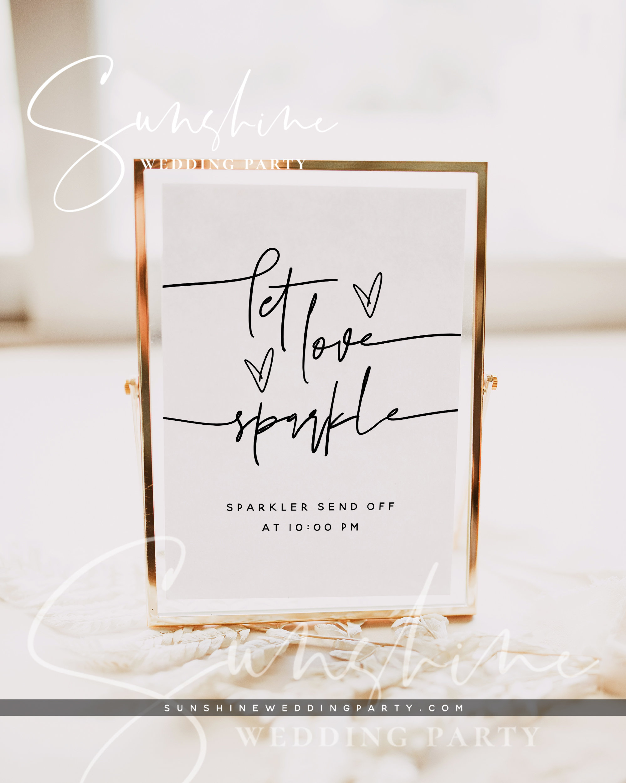 Let Love Sparkle Sign Template, Wedding Sign Download, Printable within Free Printable Wedding Sparkler Sign