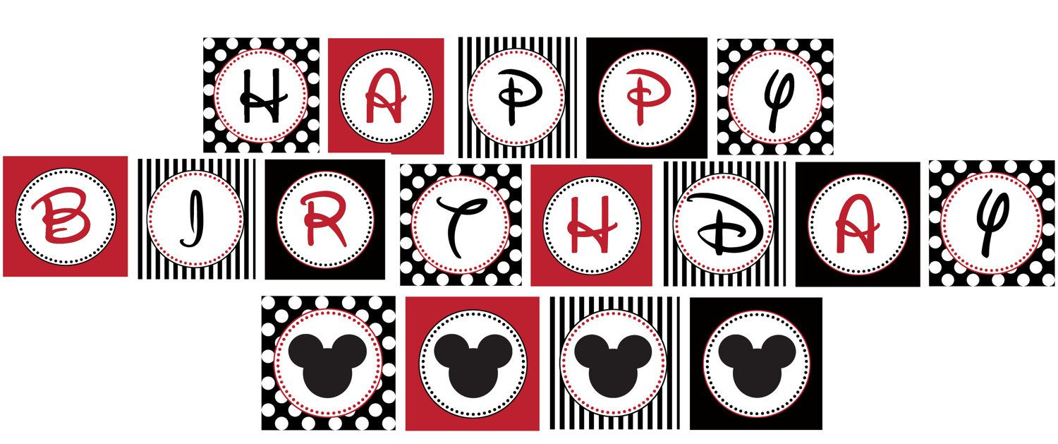 Like This Item? throughout Free Printable Mickey Mouse Birthday Banner