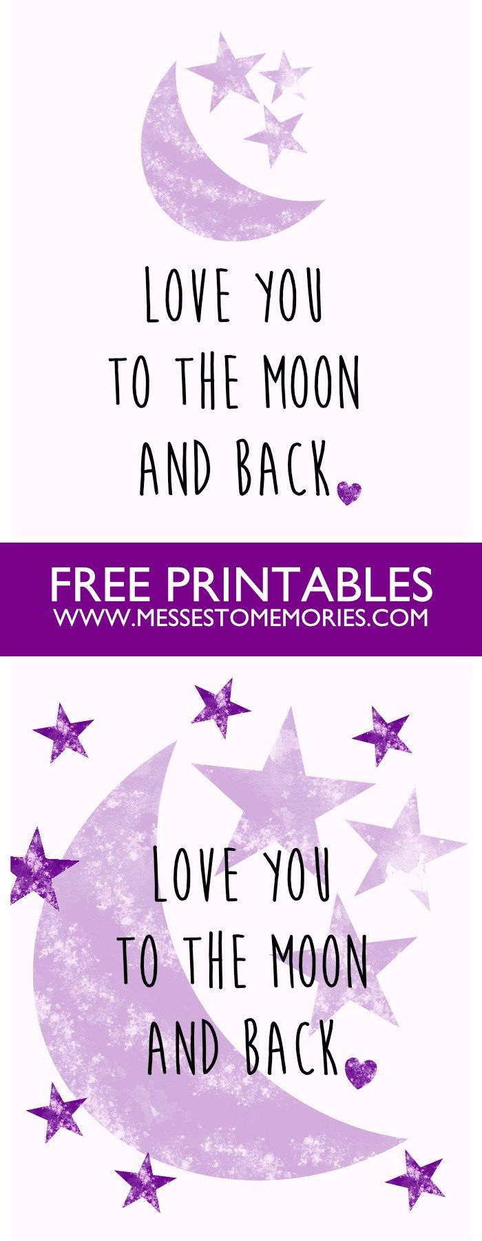 Love You To The Moon And Back Printables intended for Free Printable Love You to the Moon and Back