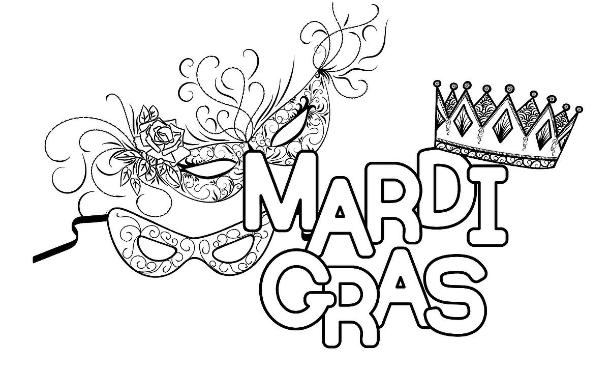 Mardi Gras Coloring Pages: 10 Free Printable Coloring Pages Of intended for Mardi Gras Coloring Pages Free Printable