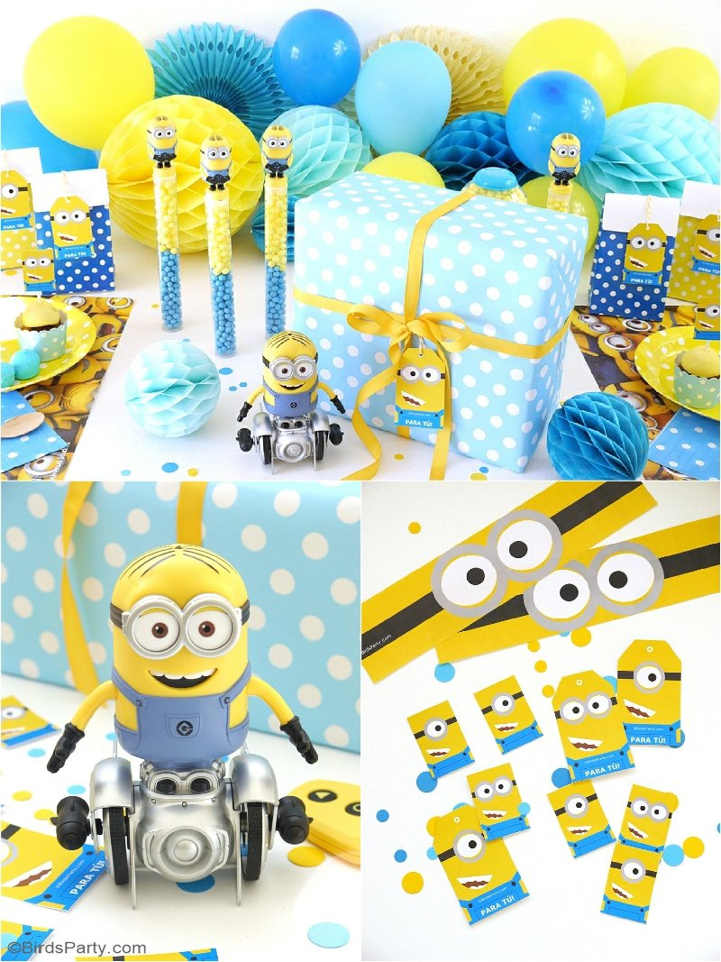 Minion Inspired Birthday Party Ideas &amp;amp; Free Printables - Party inside Minion Party Ideas Free Printables