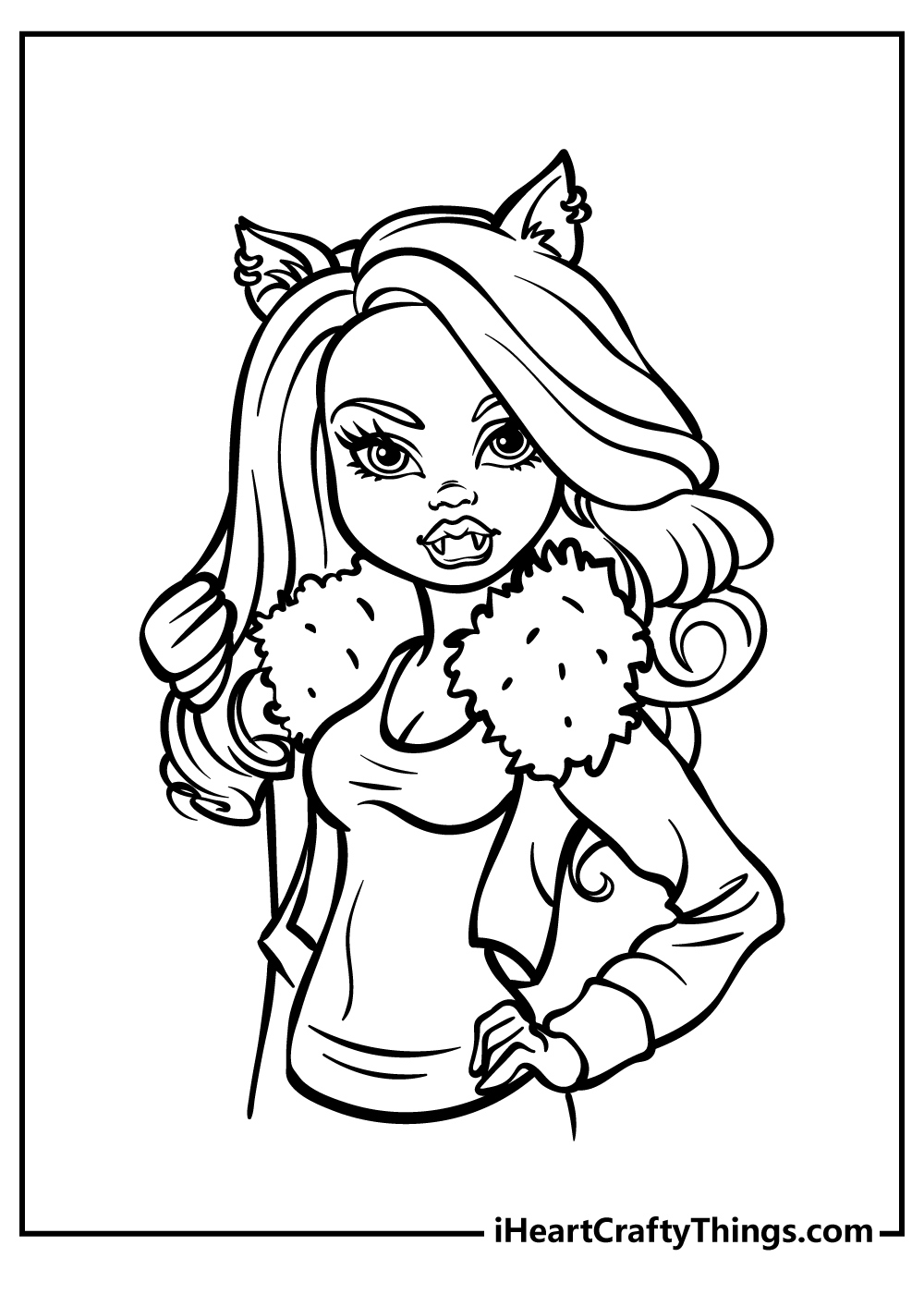 Monster High Coloring Pages (100% Free Printables) throughout Monster High Free Printable Pictures