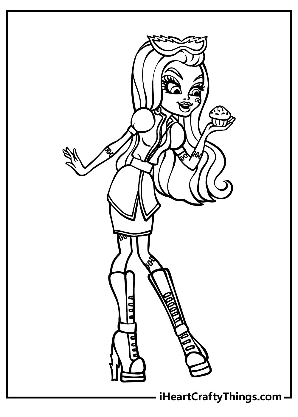 Monster High Coloring Pages (100% Free Printables) within Monster High Free Printable Pictures