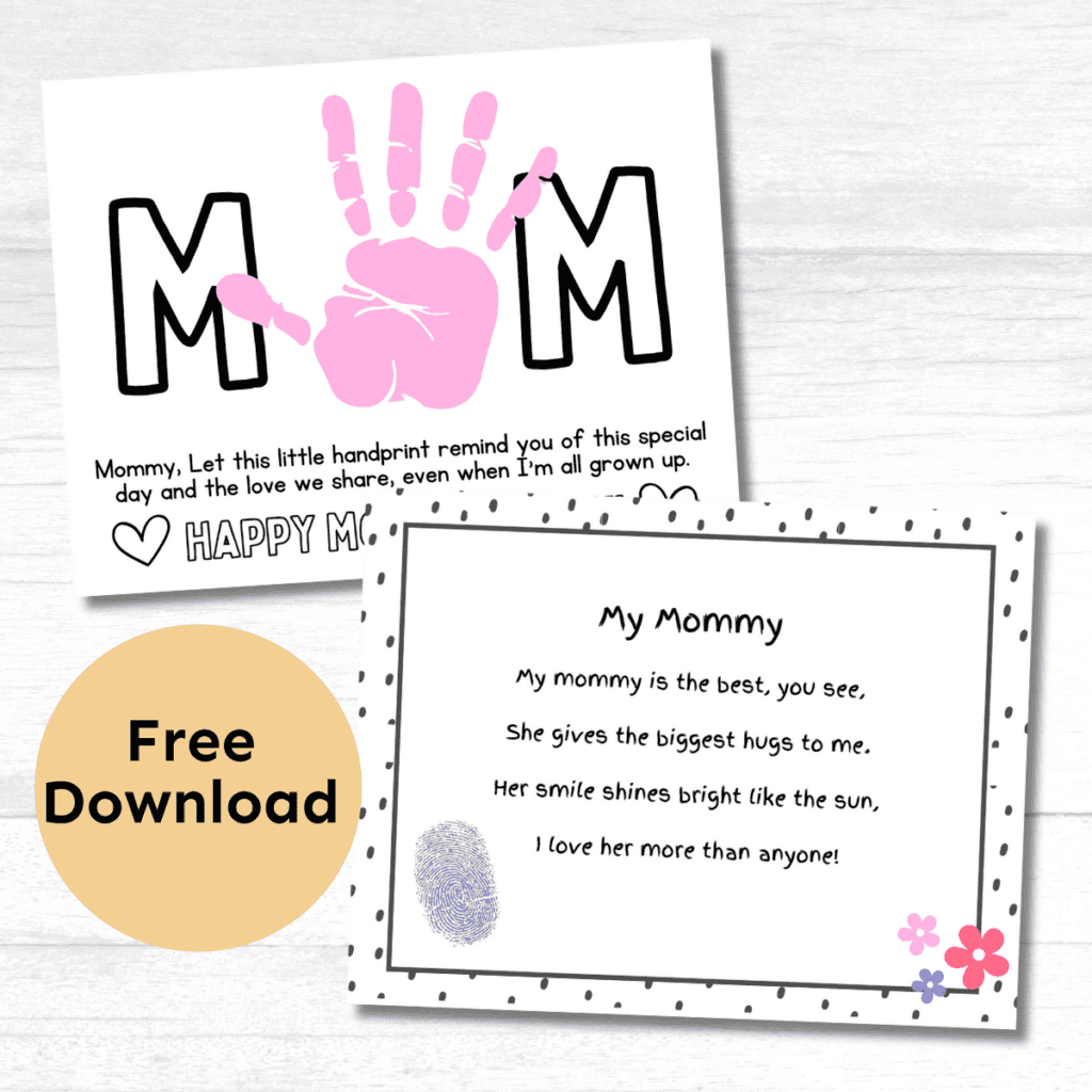 Mother&amp;#039;S Day Poems For Kids [With Free Printables] • Mindfulmazing with regard to Free Printable Mothers Day Poems