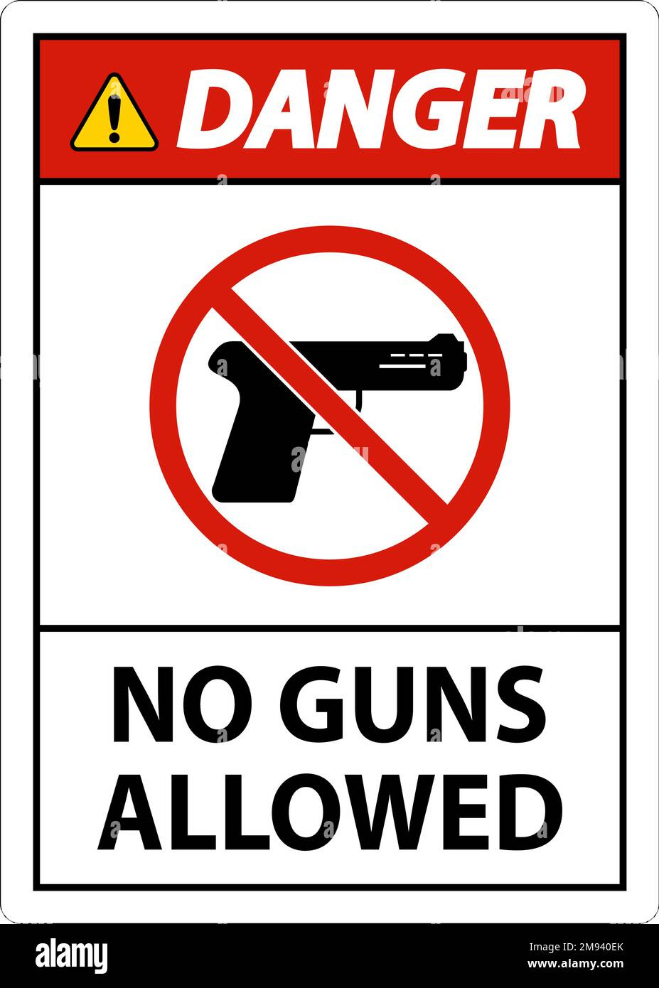 No Gun Rules Sign, Danger No Guns Allowed Stock Vector Image &amp;amp; Art pertaining to Free Printable No Guns Allowed Sign