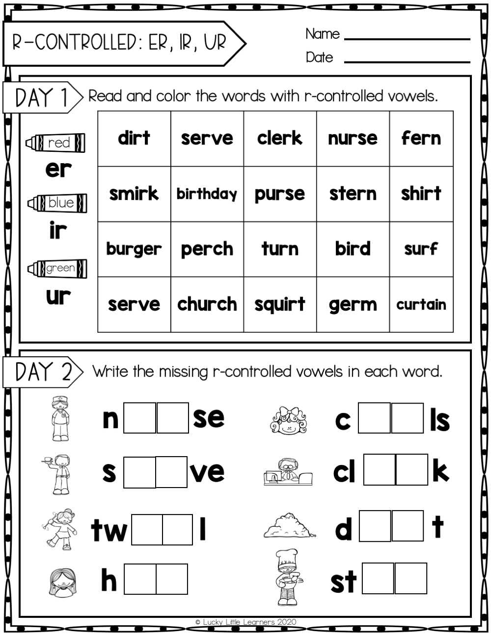 No Prep Daily Phonics Review For 2Nd Grade with regard to Free Printable Phonics Worksheets for Second Grade