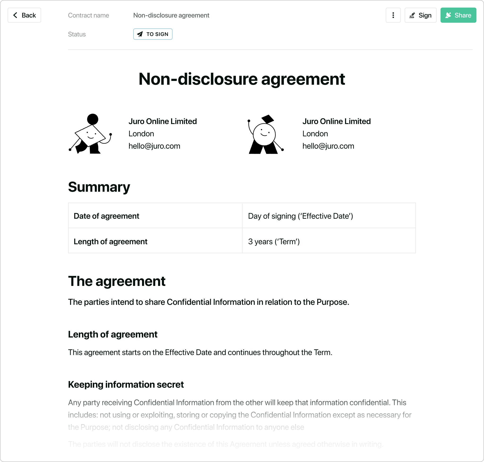 Non Disclosure Agreement (Nda) Template - Free To Download intended for Free Printable Non Disclosure Agreement Form