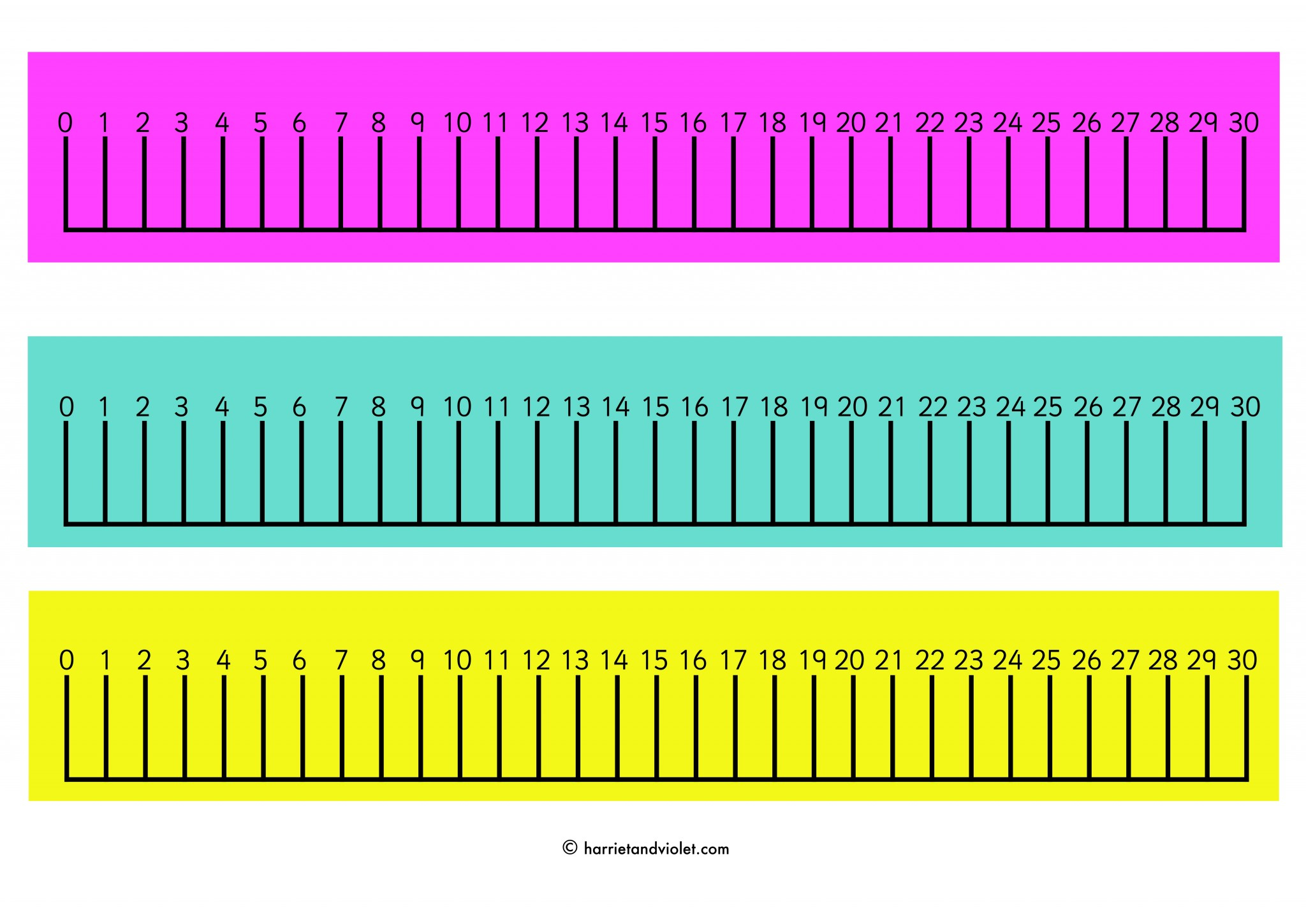 Number Line 0-30 - Printable Teaching Resources - Print Play Learn with Free Printable Number Line to 30