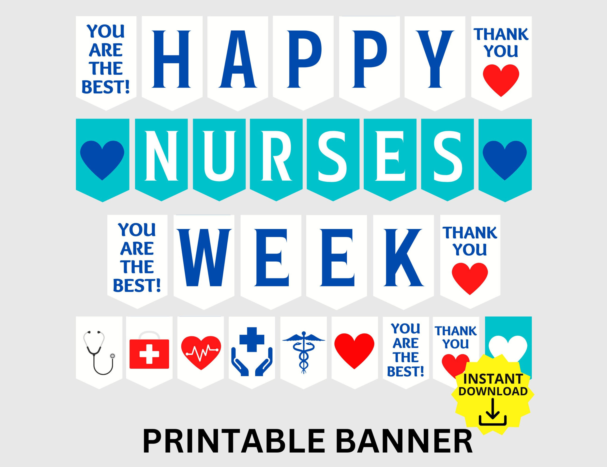 Nurses Week Ideas - Etsy inside Nurses Week 2025 Cards Free Printable