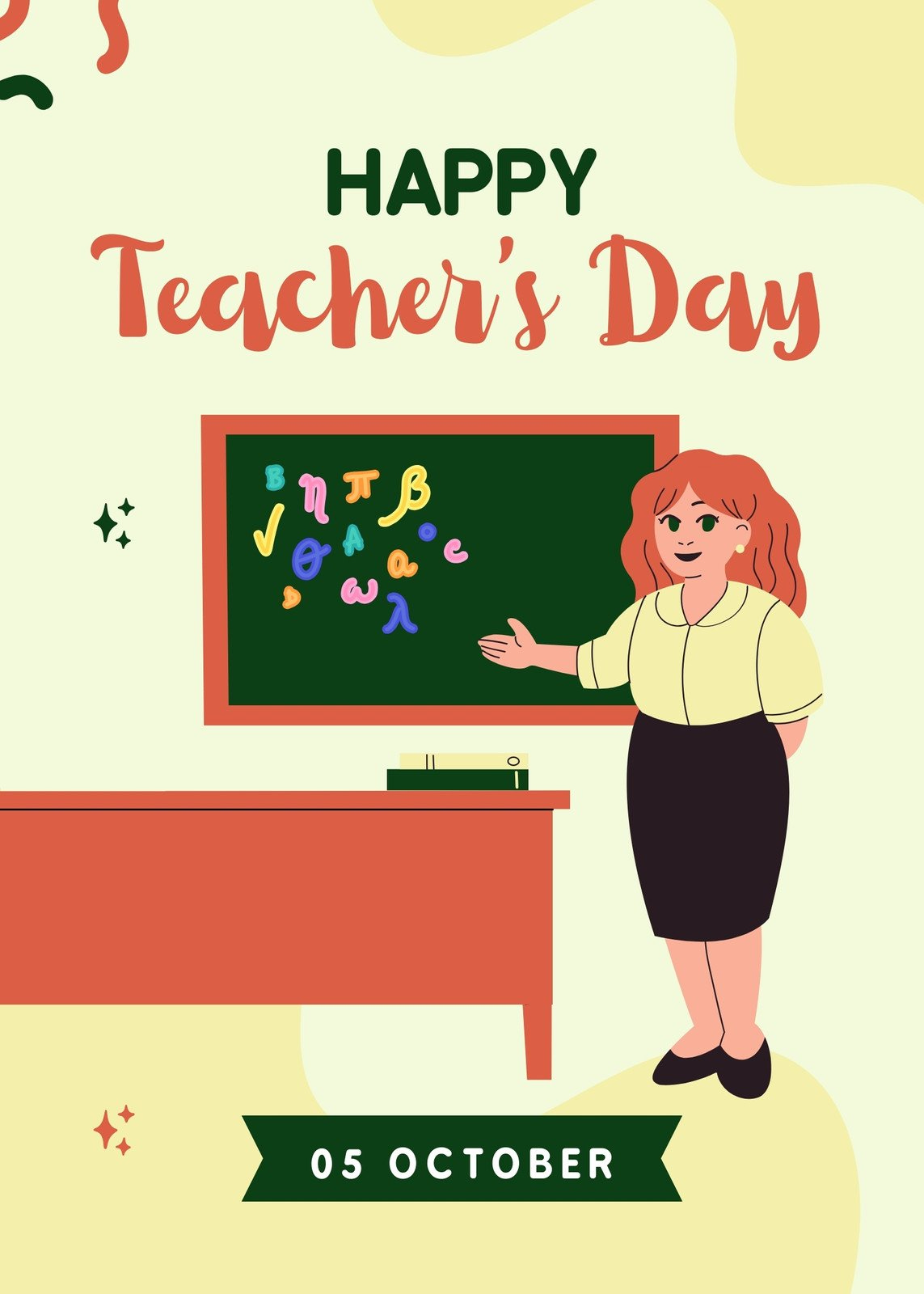 Page 2 - Free Custom Printable Teacher&amp;#039;S Day Card Templates | Canva pertaining to Free Printable Teacher&amp;#039;S Day Greeting Cards