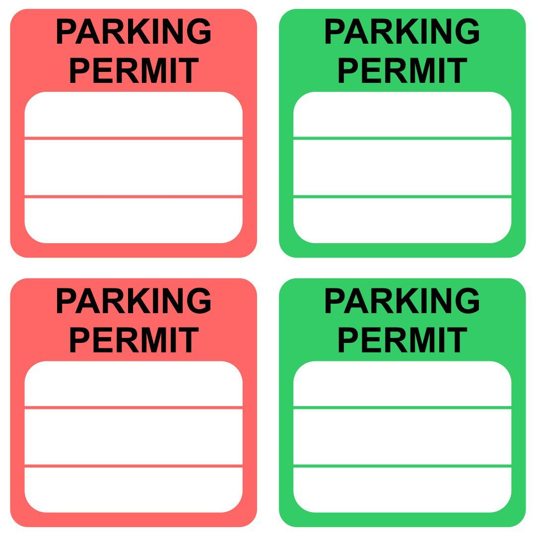 Parking Permit Template - 10 Free Pdf Printables | Printablee with regard to Free Printable Parking Permits