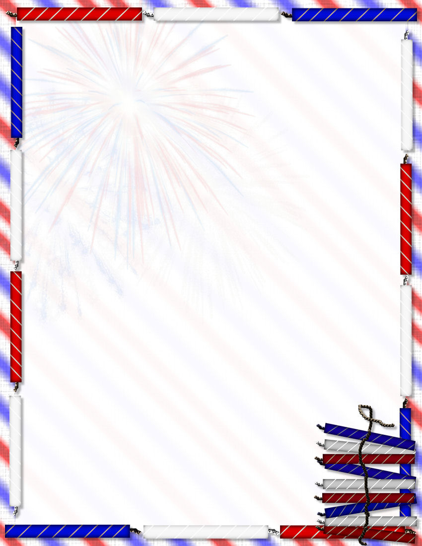 Patriotic Stationery Themes Page 1 throughout Free Printable Patriotic Writing Paper