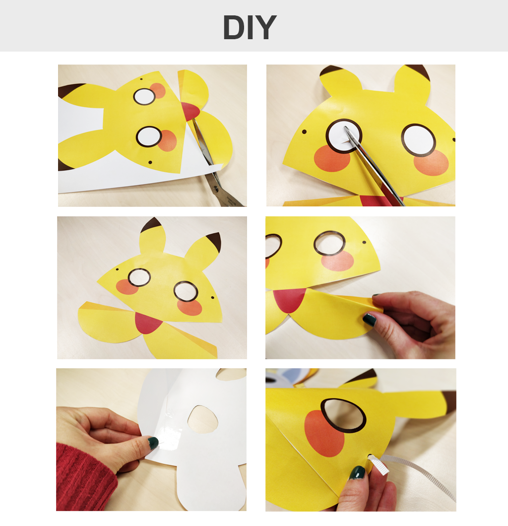 Pin On Creative Masks! within Free Printable Pokemon Masks