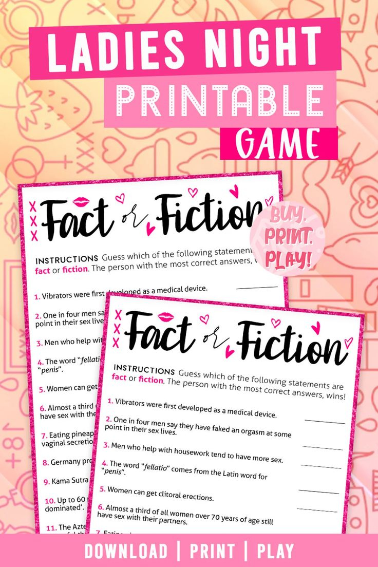 Pin Op Bachelorette Party Ideas for Free Printable Women&amp;#039;S Party Games