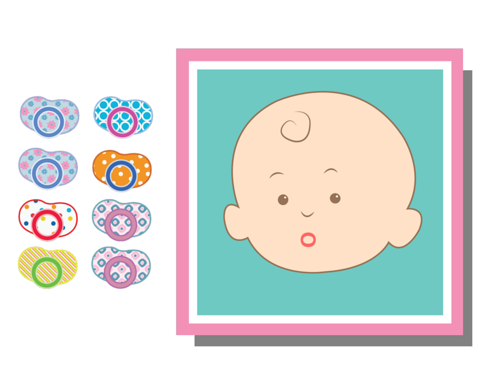 Pin The Dummy On Baby Mouth Baby Shower Game - Magical Printable within Pin The Dummy On The Baby Free Printable