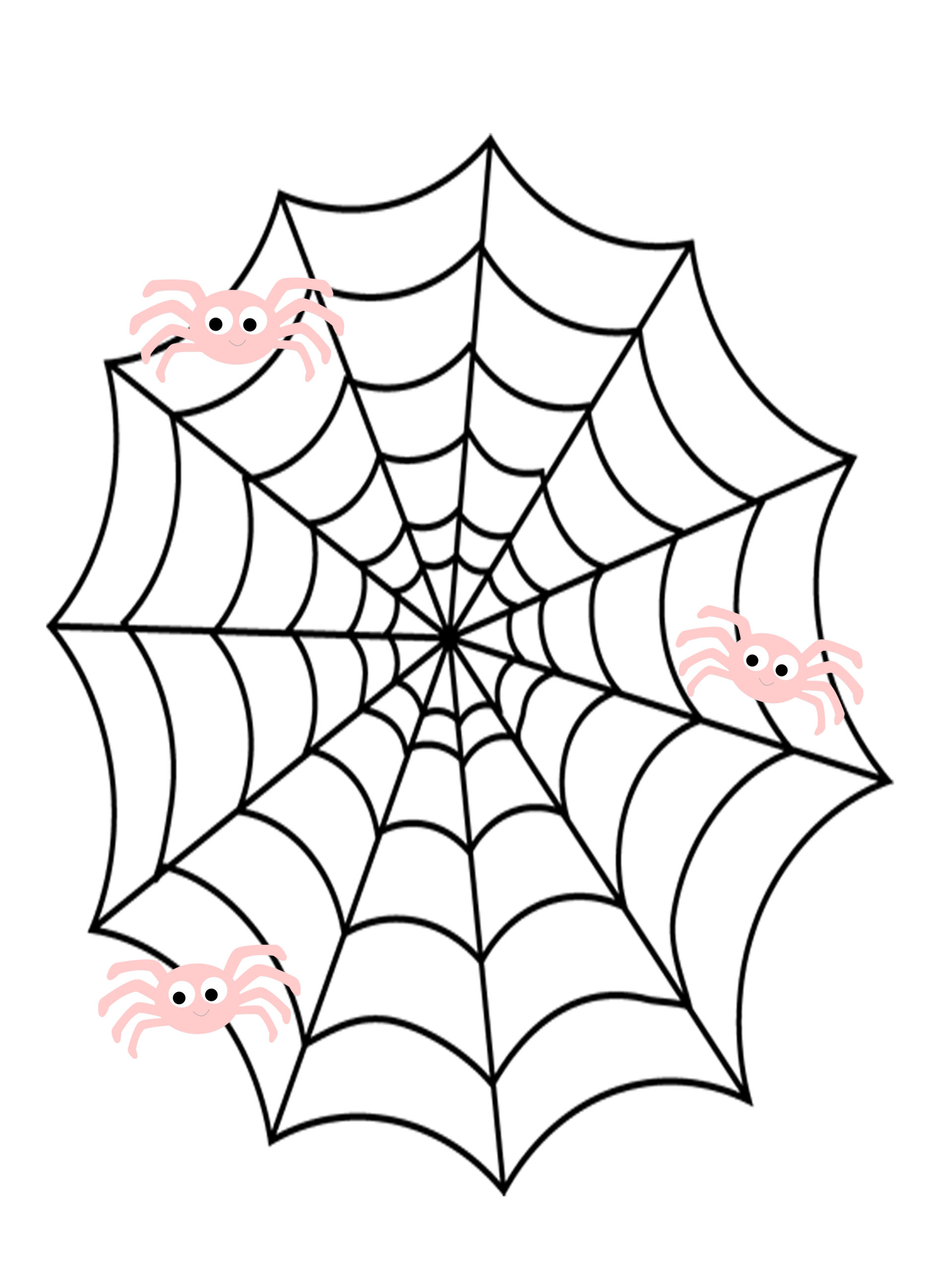 Pin The Spider On The Web Free Printable Halloween for Free Printable Spider Web