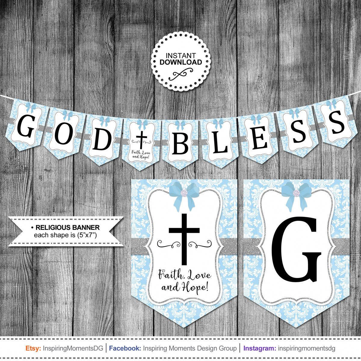 Pinterest pertaining to Free Printable God Bless Banner