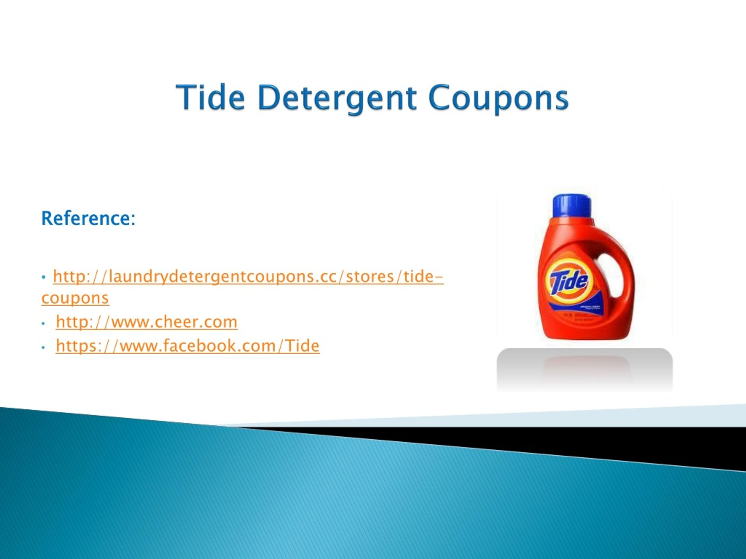 Ppt - Using Tide Detergent Coupon Codes To Spend Less Powerpoint within Tide Coupons Free Printable