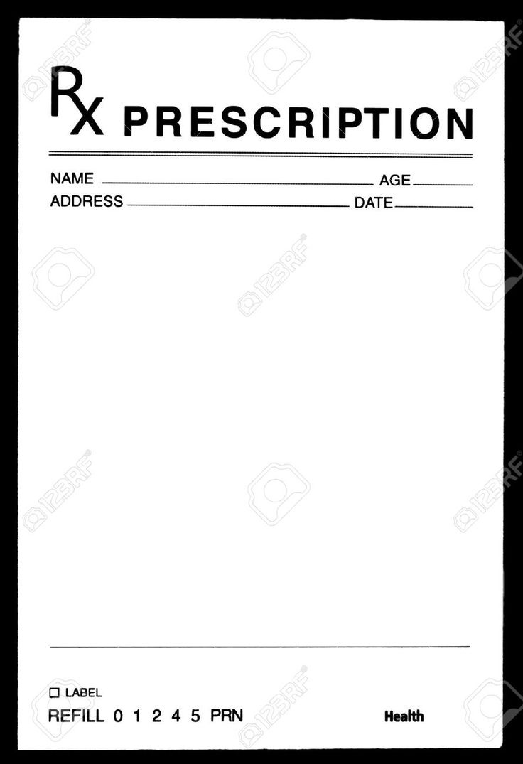 Prescription Labels Template with Free Printable Prescription Pad