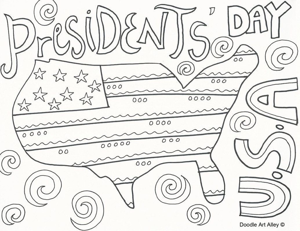 Presidents Day Coloring Pages - Doodle Art Alley regarding Free Printable Presidents Day Coloring Pages