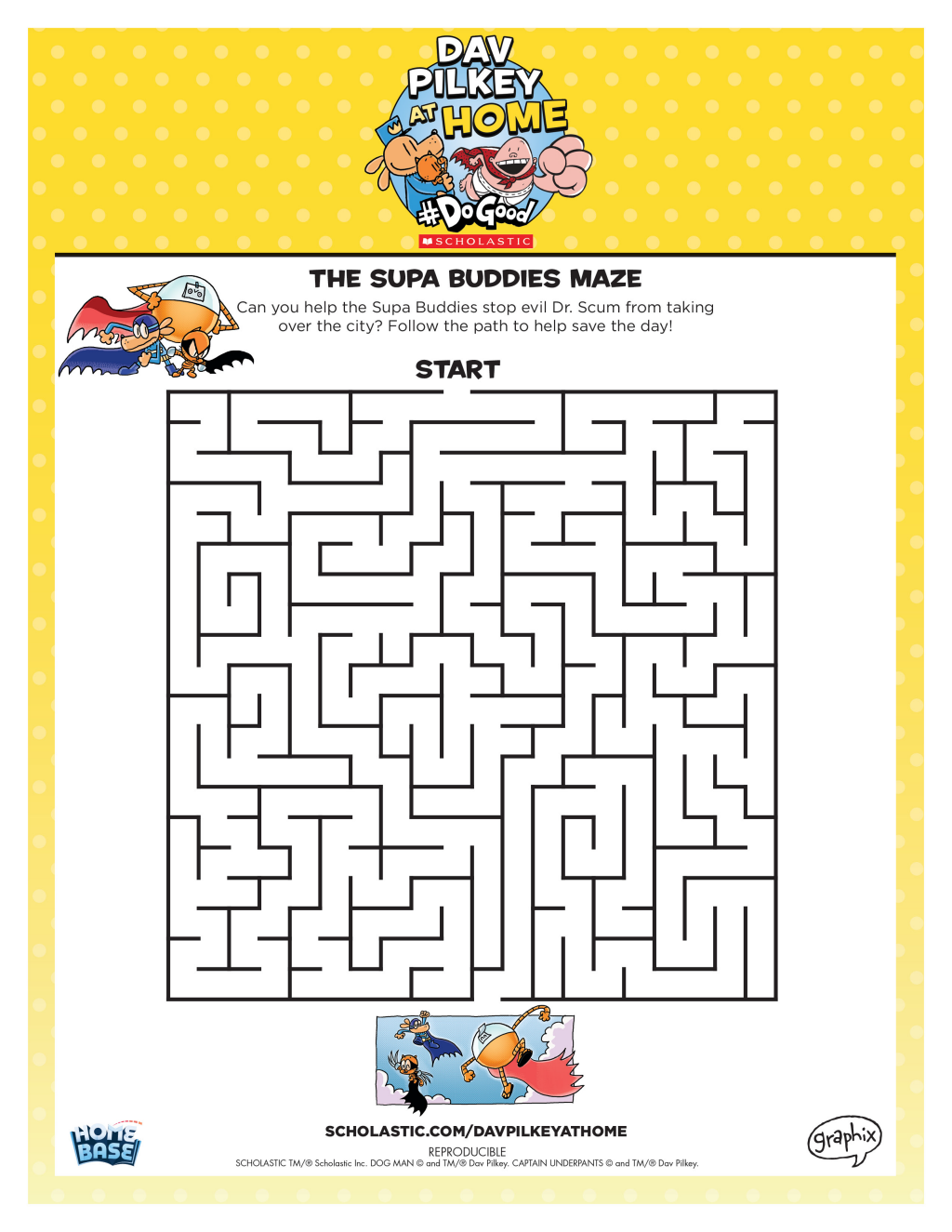 Printable Activities | Dav Pilkey | Scholastic with regard to Scholastic Free Printables