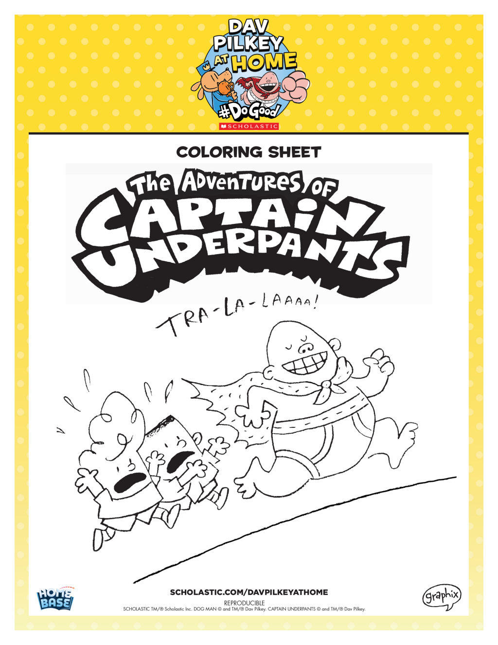 Printable Activities | Dav Pilkey | Scholastic within Scholastic Free Printables