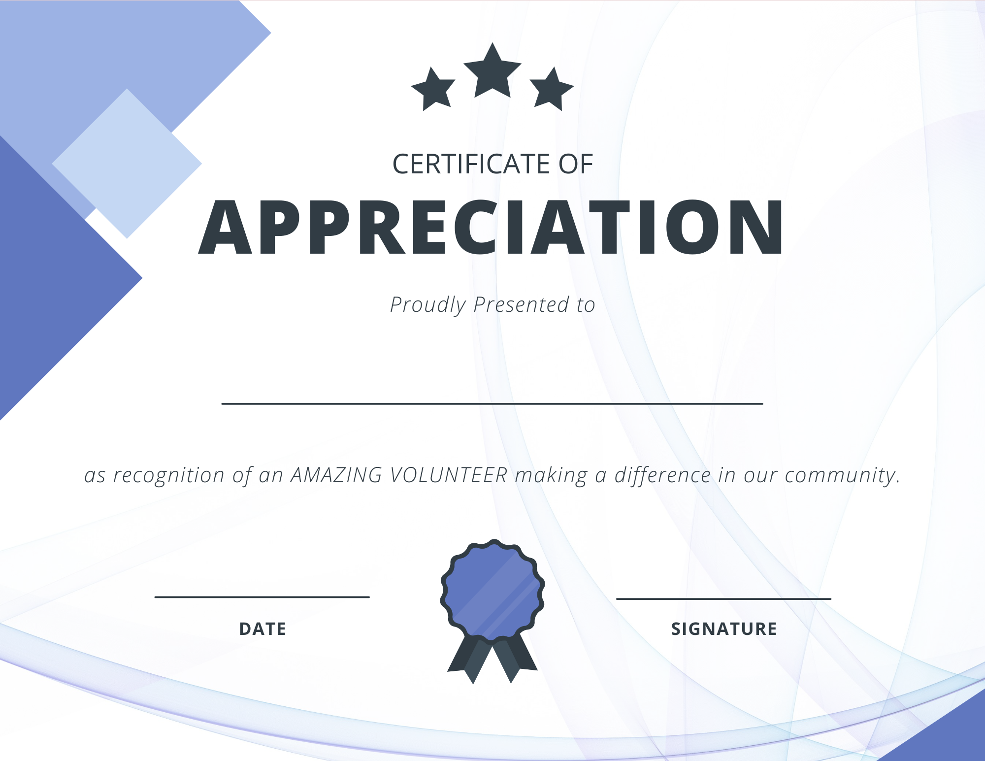 Printable Certificates For Volunteer Appreciation | Signup throughout Free Printable Volunteer Certificates Of Appreciation