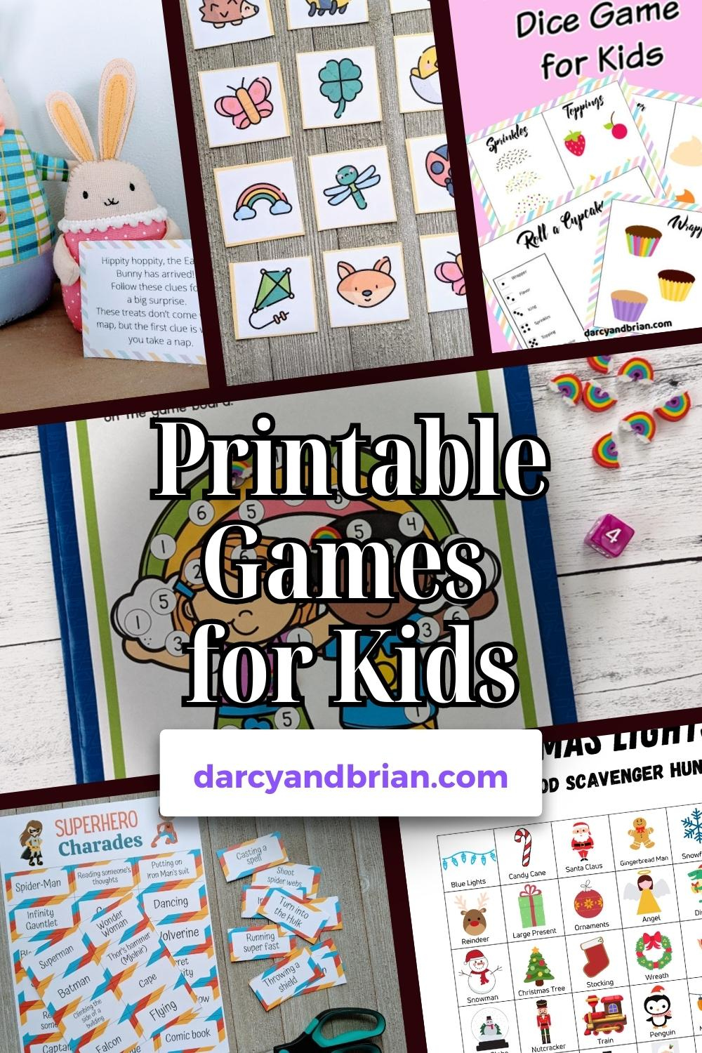 Printable Games For Kids | Fun Ideas To Keep The Kids Entertained inside Free Printable Group Games