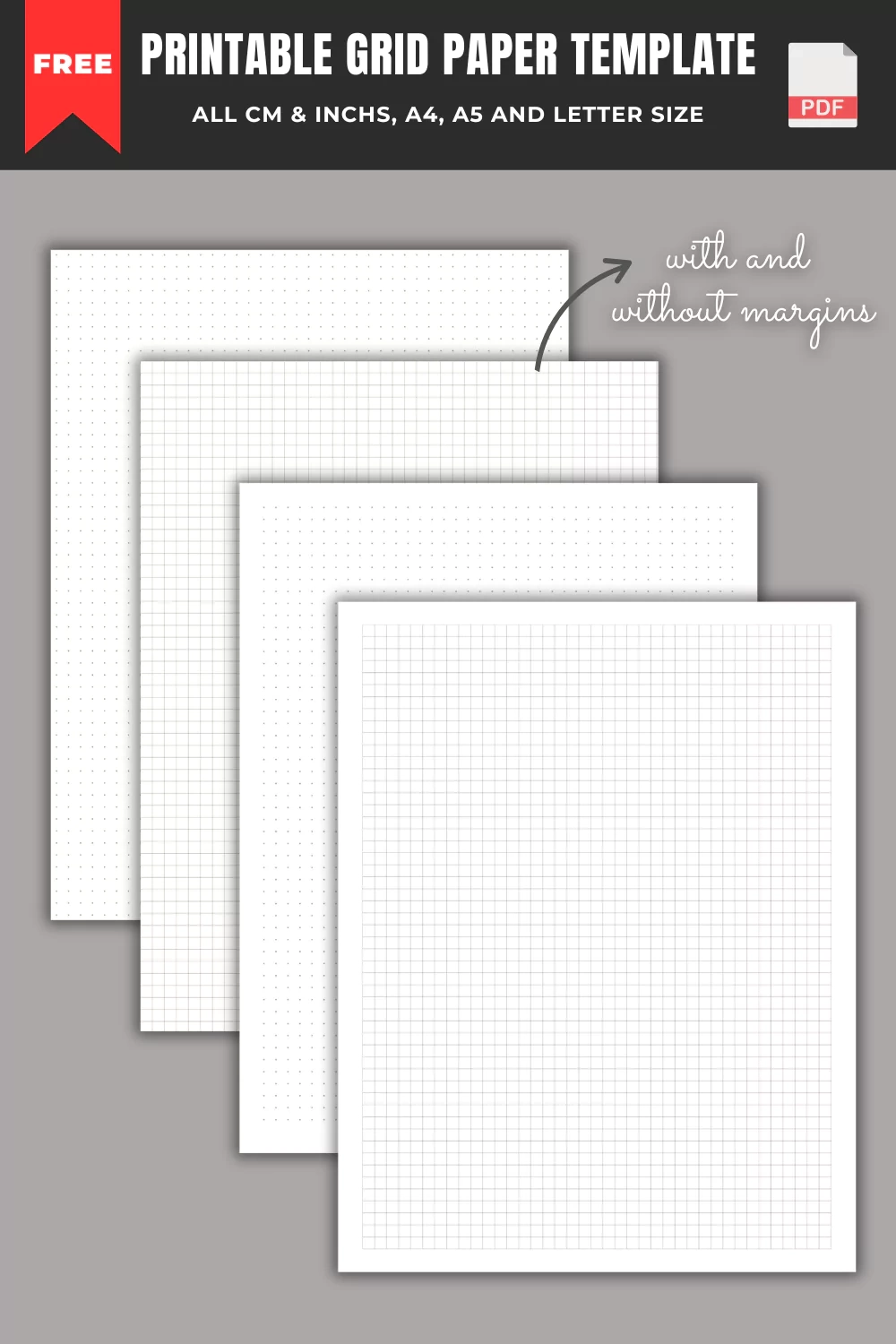 Printable Grid Paper For Free - Dot And Square intended for Free Printable Square Dot Paper