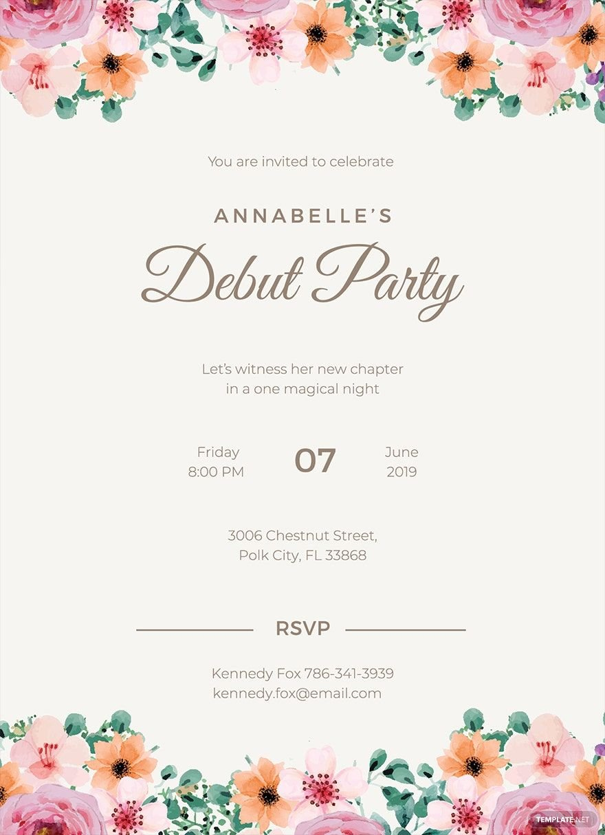 Printable Invitation Template In Publisher - Free Download for Printable Invitation Templates Free Download