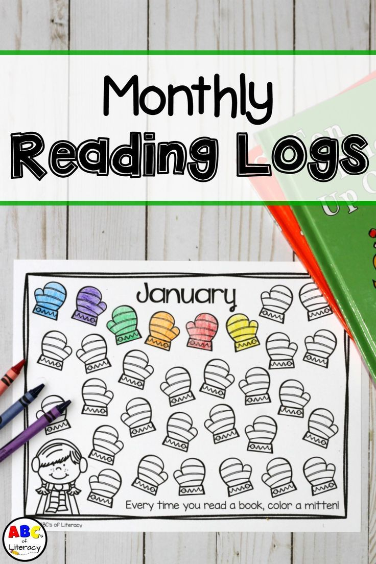 Printable Monthly Reading Logs | Reading Logs | Preschool Homework pertaining to Free Printable Pre-K Reading Books