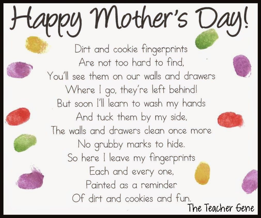 Printable Mothers Day Poem inside Free Printable Mothers Day Poems