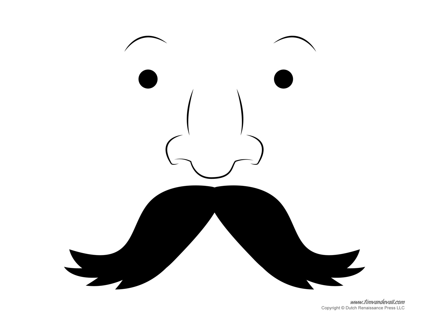 Printable Mustache Templates | Mustaches For Kids – Tim&amp;#039;S Printables pertaining to Free Printable Mustache