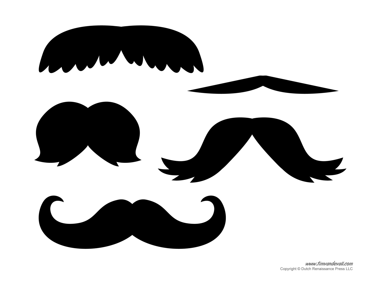 Printable Mustache Templates | Mustaches For Kids – Tim&amp;#039;S Printables throughout Free Printable Mustache