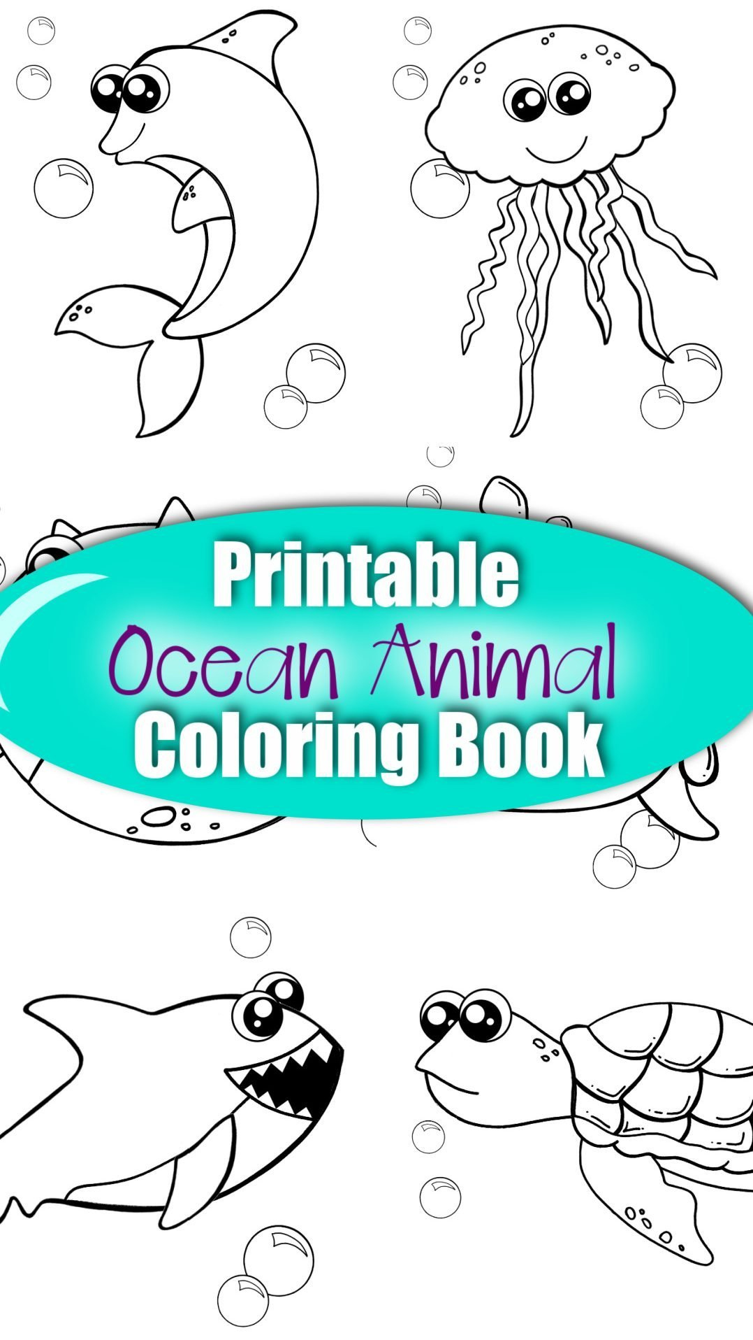 Printable Ocean Animal Templates – Simple Mom Project throughout Free Printable Sea Creature Templates