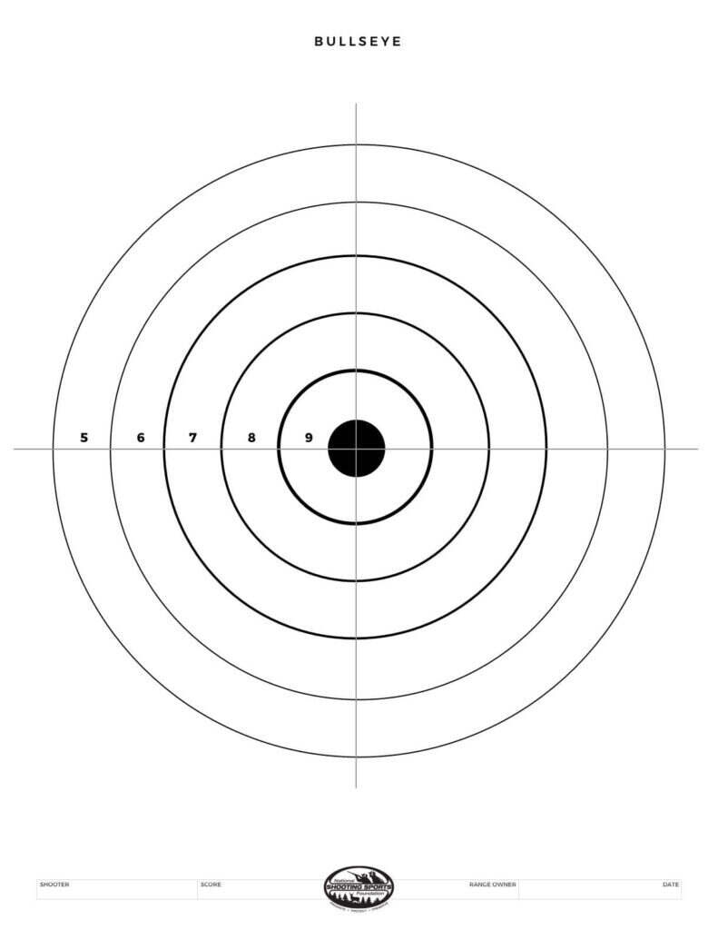 Printable Shooting Targets And Gun Targets • Nssf inside Free Printable Pistol Targets