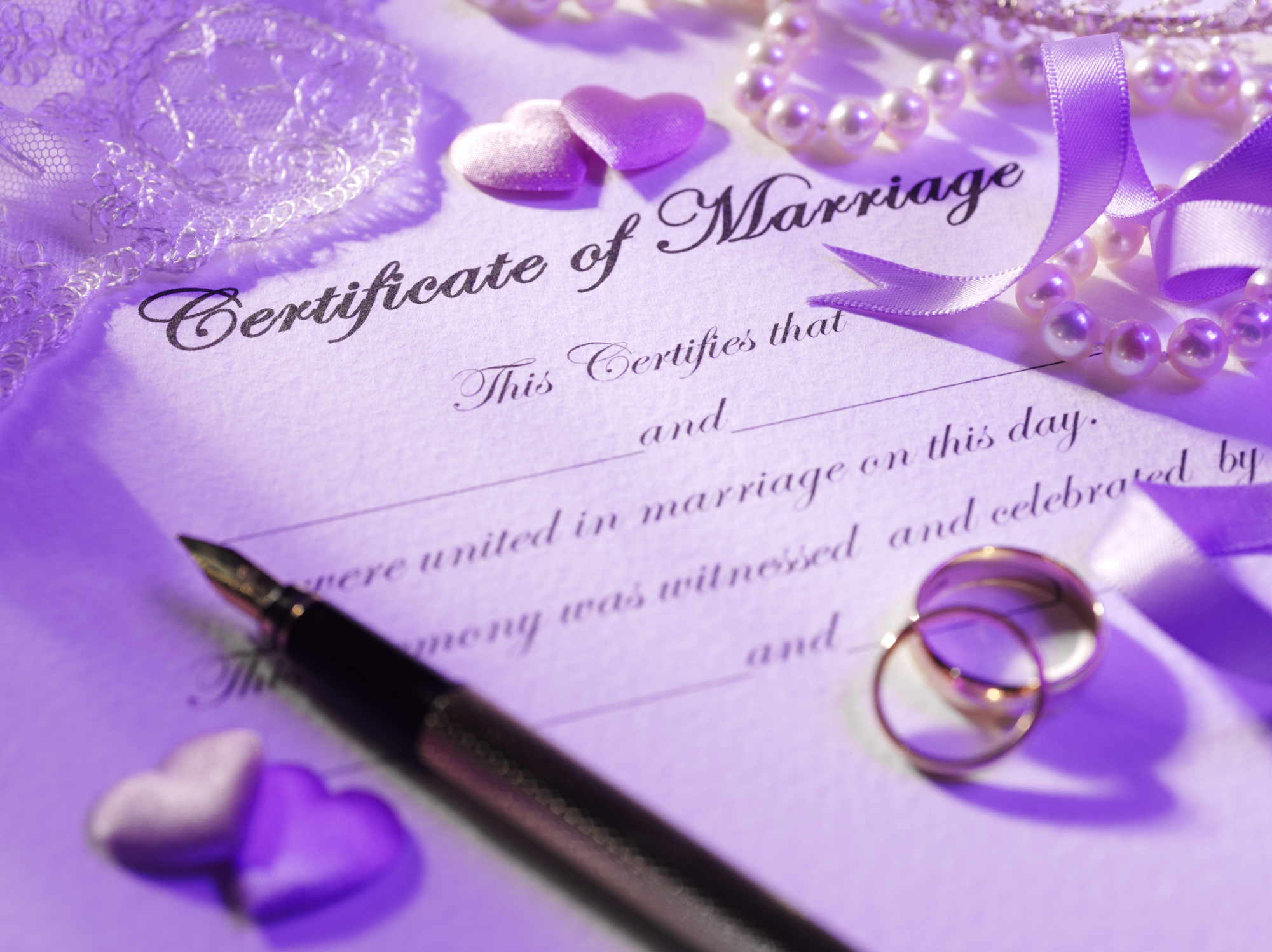 Printable Wedding Certificates For Fun | Lovetoknow in Free Printable Wedding Certificates