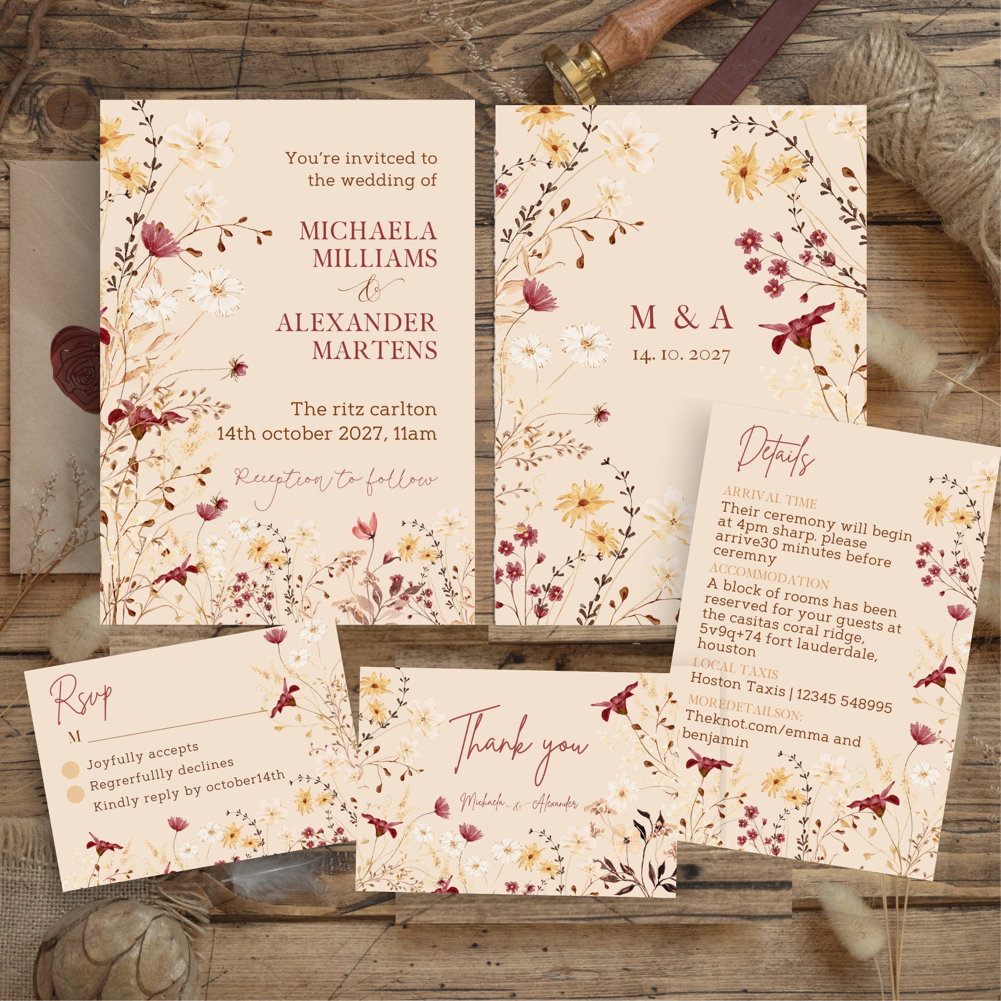 Printable Wedding Invitations - Etsy within Free Printable Postcard Invitations Template